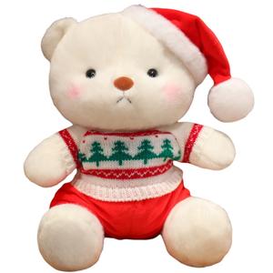 Милые рождественские шарнирные медведи плюшевые куклы высота 30см Mise