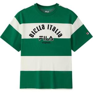 Fila Kids Детская футболка "Волшебный циферблат" зеленого цвета