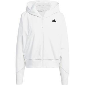 Hooded sweatshirt zne woven zip- Adidas, белый