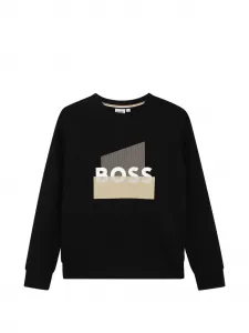Толстовка с графичным принтом Boss Kidswear, черный