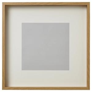 Рама под дуб, 50х50 см ,бежевый/коричневый, SANNAHED IKEA