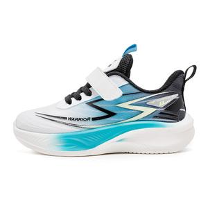 Дышащие детские кроссовки для бега WARRIOR, белый/зеленый