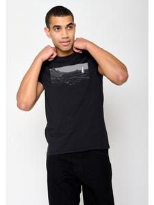 Футболка Nature Cliffsail черного цвета GreenBomb