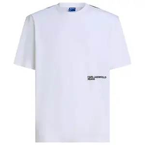 Футболка Karl Lagerfeld Face Relaxed Fit, белый