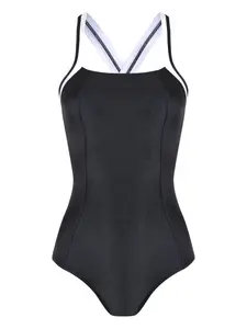 Купальник с перекрестными бретелями на спине Lygia & Nanny, черный