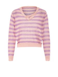 Женский свитер цвета розовой лаванды myMo