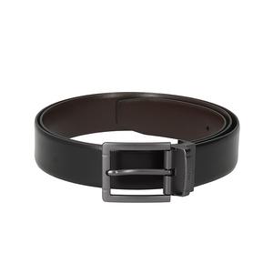 Мужской пояс из коровьей кожи Hugo Boss, черный/коричневый