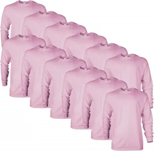 Футболка Gildan Adult Ultra Cotton Long Sleeve, стиль G2400, мультипак