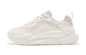 QIAODAN Нескользящие износостойкие низкие повседневные туфли женские цвета слоновой кости, белый, персиково-розовый