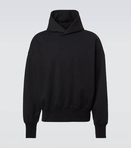 Хлопковый джерси худи Fear of God, Black
