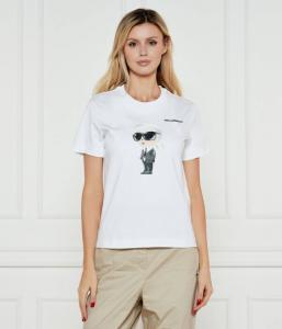 Футболка Karl Lagerfeld Ikon Aquarelle K, белый