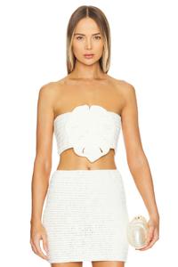 Hoja rota топ Bahia Maria, белый