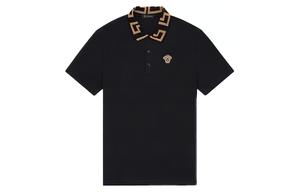 Футболка поло мужская черная VERSACE