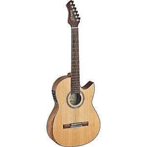 Акустическая гитара Ortega Guitars FLAMETAL-TWO Ben Woods Signature Nylon String A/E Guitar w/ Sig. Gig Bag