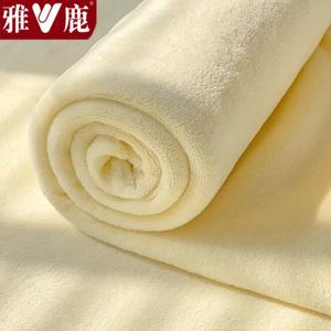 Yalu Простыня 180х200 см из утолщенного молочного велюра, цвет Cream Yellow