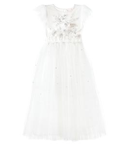 Платье из тюля Garden Soirée с декоративными элементами Tutu Du Monde, Milk