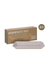 Поднос декоративный Creatable Streat Food, 2 предмета, кремовый