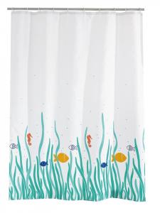 Ridder Разноцветная текстильная занавеска для душа Atlantis, 180x200 см