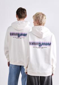 Толстовка Tommy Jeans BLUR SCRPT BCK EXT, Ancient White/White