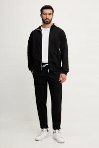 Спортивный костюм из хлопка Ea7 Emporio Armani, черный