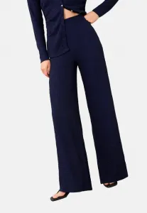 Широкие мятые брюки стандартного кроя Lipsy, Navy Blue