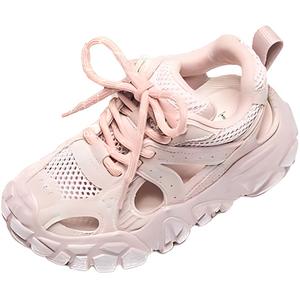 Низкие дышащие кроссовки для детей с амортизацией TATA, розовый