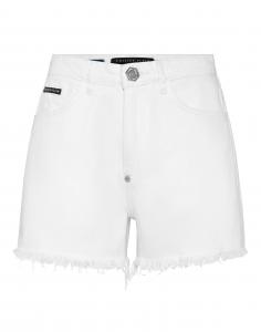 Логотип джинсовых шорт PHILIPP PLEIN, summersnow