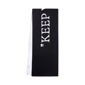 Шарф Off-White Keep Warm Scarf, черный/белый