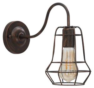 Настольная лампа Mauro Ferretti Flamingo B, коричневый - металл - 33 x 28 x 15 см