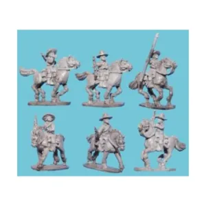 Конная кавалерия США с командованием, American Experience - Uprising in Mexico (15mm) (Blue Moon)