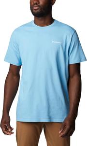 Мужская футболка Columbia North Cascades с коротким рукавом, Vista Blue/Csc Blanket Retro Box Grx