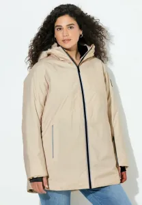 Водонепроницаемая куртка hyprar funktions, wasserdicht, alinie, kapuze Ulla Popken, Pale Champagne