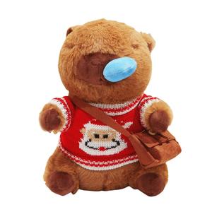 Плюшевая кукла Snotty Dressing Capybara высотой 25 см Whoops