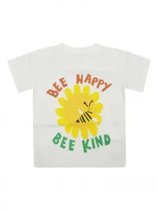 Футболка с графичным принтом Stella Mccartney Kids, белый
