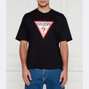 Футболка оверсайз Guess, черный