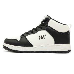 361° Кроссовки Air Force One Thermal с высоким берцем, нескользящие и износостойкие, для скейтбординга, мужские, черно-белые