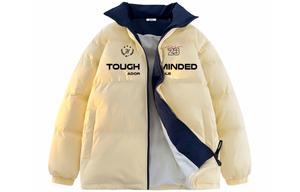 WARRIOR Пуховик серии "Покоряющий ветер и волны" унисекс, Light Yellow