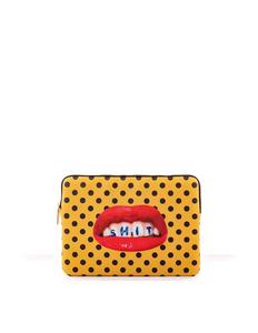 Сумка для ноутбука с принтом "Туалетная бумага" Shit - мульти Seletti, мультиколор