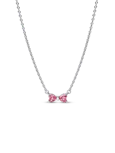 Ожерелье с подвеской в виде банта Pandora, серебро 925 пробы