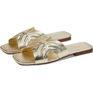 Женские сандалии Seychelles Madhu из золотистой кожи с квадратным носком, модель ZOGG2557, золото