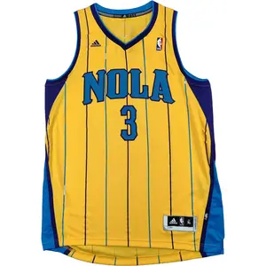 Баскетбольная майка «Хорнетс» унисекс, желтая Adidas, желтый