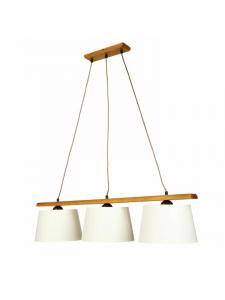 Подвесной светильник (Ш)90 x (Д)90 x (Г)89 см из дуба цвета экрю Licht-Erlebnisse