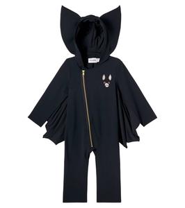 Батловый комбинезон из хлопкового джерси Mini Rodini, Black