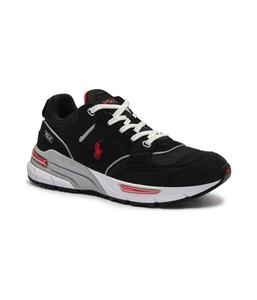 Кроссовки мужские Polo Ralph Lauren Trackstr 250 кожаные комбинированные, черный