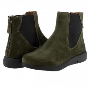 Ботинки SoftWalk Albany, Dark Green Suede