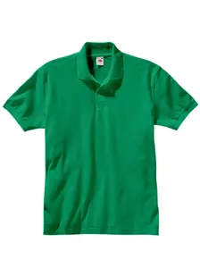 Рубашка-поло Fruit of the Loom "Poloshirt", зеленый