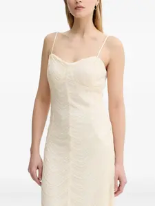 Декорированное платье макси Glira Gestuz, нейтральный