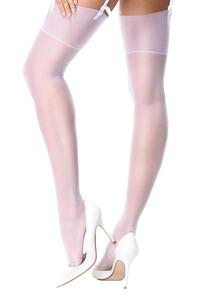 Носки MissO Strapsstrümpfe, белый