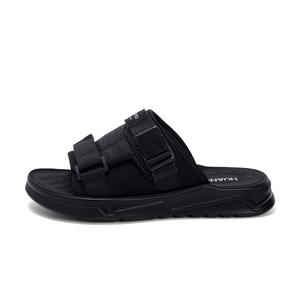 HUANQIU Сандалии-слайдеры из полиуретана, износостойкие, нескользящие, мужские, черные