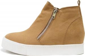 Женские слипоны Soda Taylor из нубука с высоким верхом, Mid Tan